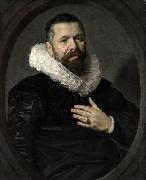 Frans Hals Portrait of a Bearded Man with a Ruff painting